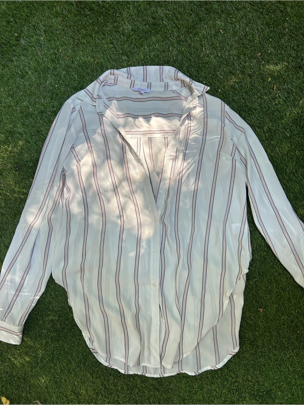Candie's White Button-Down Shirt